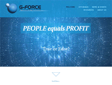 Tablet Screenshot of g-forceusa.com